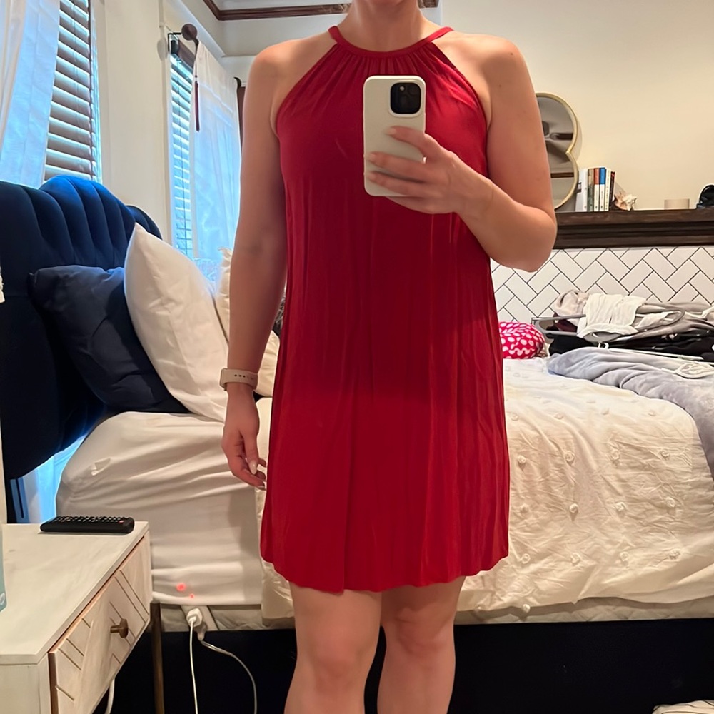 Red dress